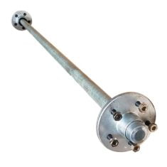 Galvanised lazy axle