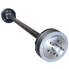 45mm Square HT Electric Brake Axle | 10-Inch Drum