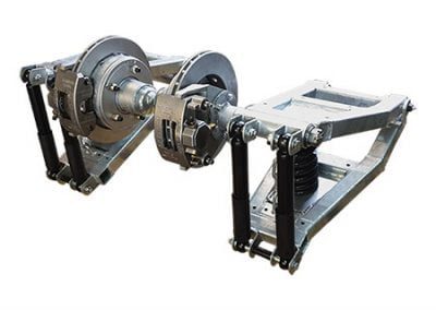 galvanised independent hydraulic brake suspension