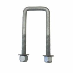 125mm x 50mm square galvanised U-bolt