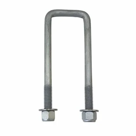 162mm x 50mm square galvanised U-bolt