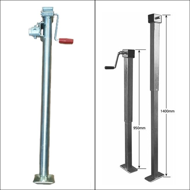 Tray Back Camper Jack Stand by Alko and Manutec