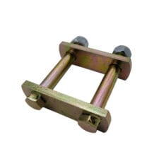 60mm Caravan Tandem Shackle Bolt and Plate Kit - Suits Jayco