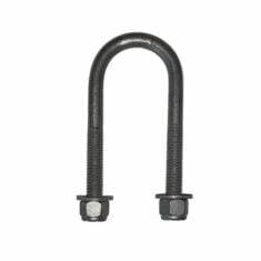 45mm x 125mm Round Galvanised U-Bolt