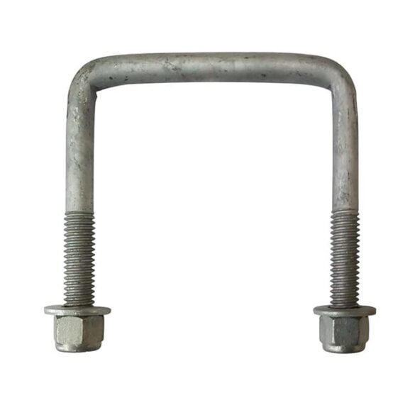 80mm Square Galvanised U Bolt