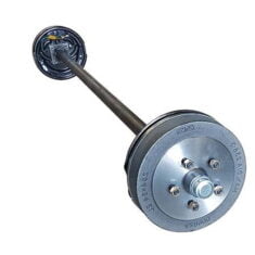 45mm round electric braked axle