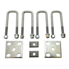 40mm Square Galvanised U-Bolt Kit - 1/2"