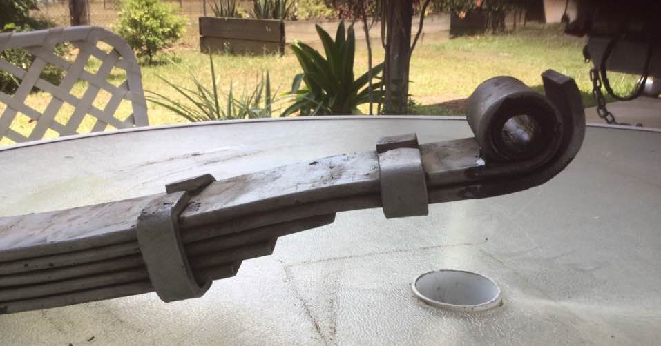 Upgrade begins replacing Broken Caravan Springs
