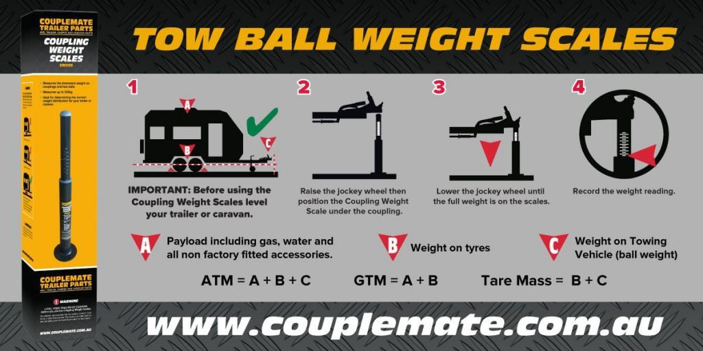 TOWBALL COUPLER WEIGHT SCALE