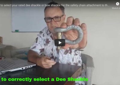 Rated Dee or Bow Shackle Selection