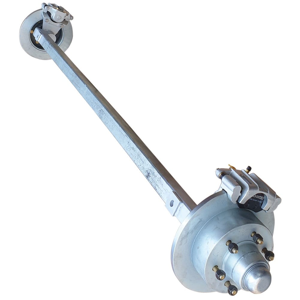 3T Galvanised Hydraulic Disc Braked Axle 1 3T Galvanised Hydraulic Disc Braked Axle