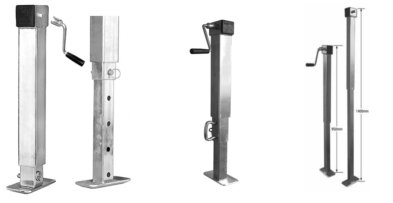 Camper Tray Back Jack Stands are Robust RV Leveling Stands