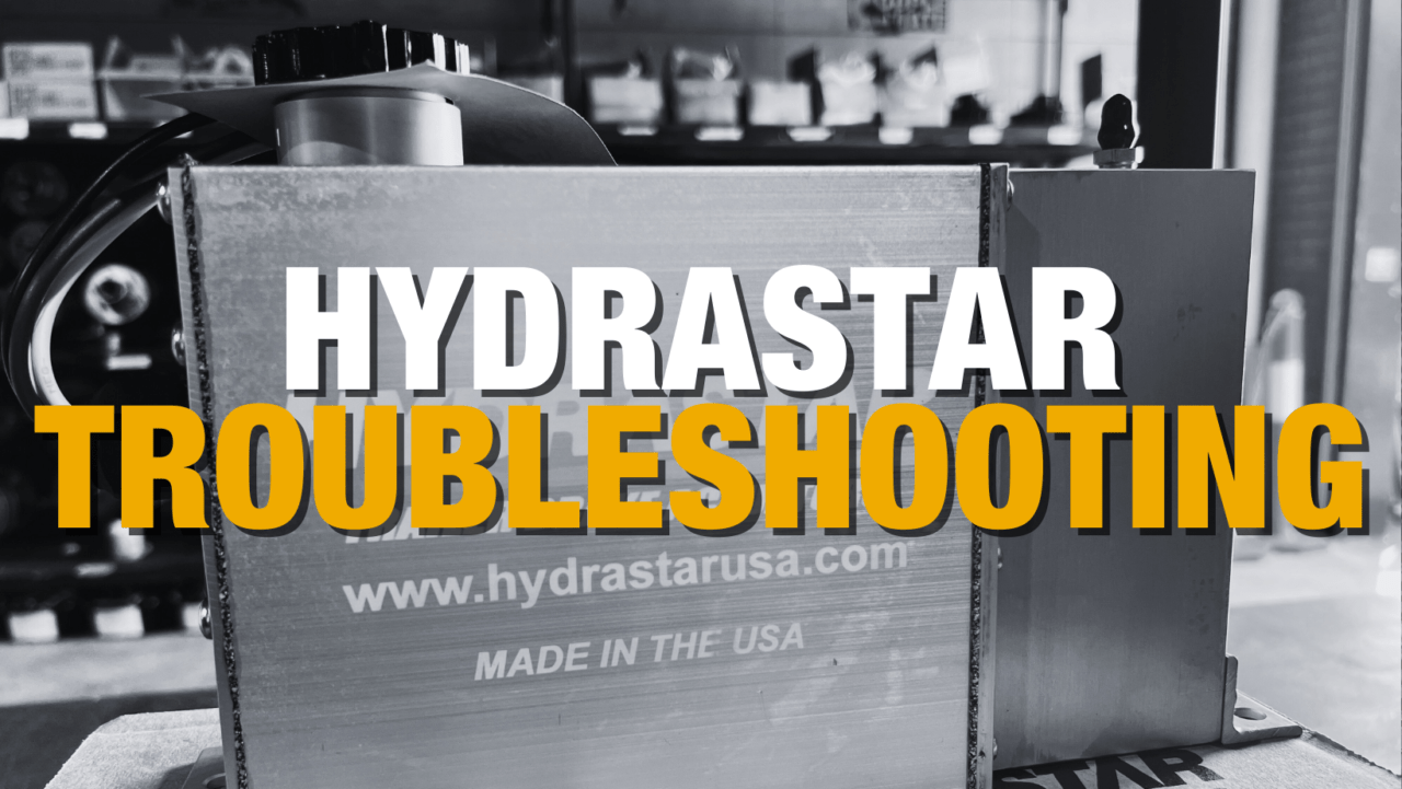 Hydrastar Hydraulic Actuator Troubleshooting Guide