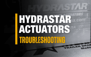 Boat trailer electric over hydraulic brake actuator