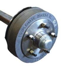 50mm Square 10-Inch x 5S Parallel Electric Brake Axle Kit