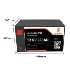 Supcelion 12.8V 560Ah Lithium Battery with Bluetooth