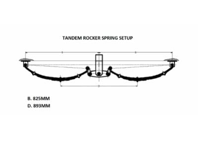 standard tandem spring drawing