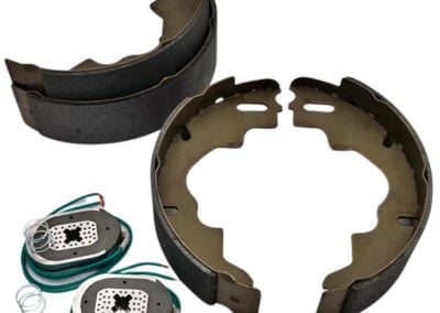 10 inch brake shoes and magnets to suit electric caravan brakes