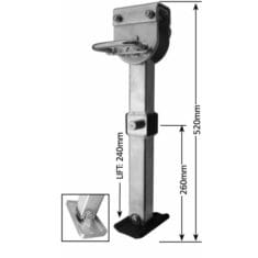 520mm Manutec Stabiliser Drop Leg