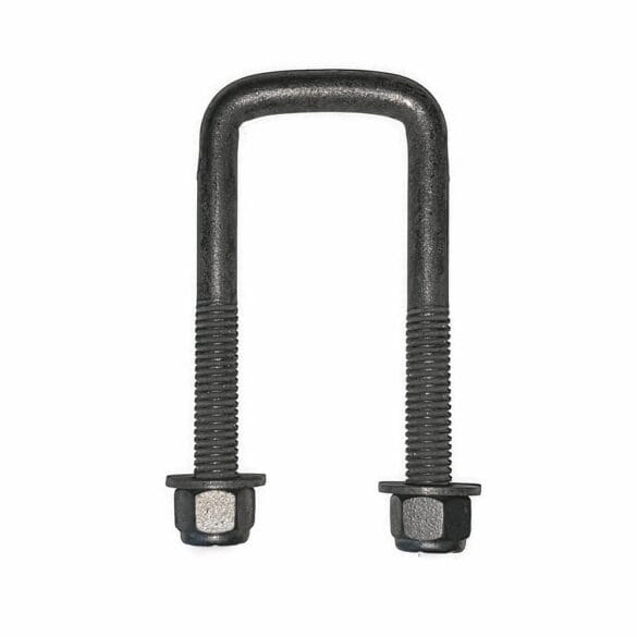 45mm Square Galvanised U-Bolts - 115m Long