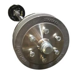 50mm Square 10-Inch 6S Land Cruiser Electric Brake Axle Kit