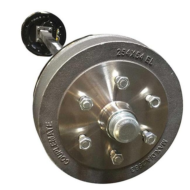 50mm Square 10-Inch 6S Land Cruiser Electric Brake Axle Kit