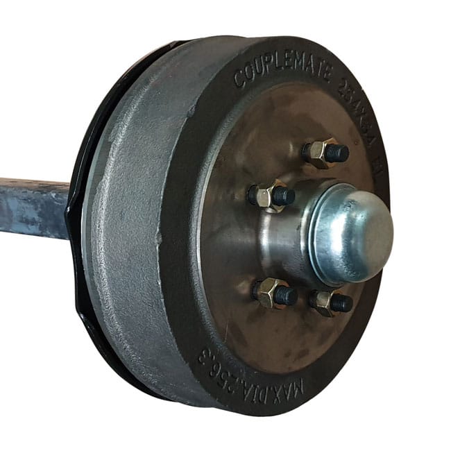 50mm Square 10-Inch Ford Parallel Electric Brake Axle Kit