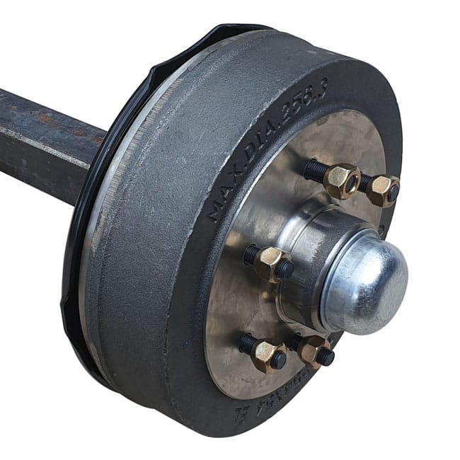 45mm Square 6S Land Cruiser Parallel Electric Brake Axle