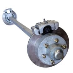 2T Galvanised Hydraulic Disc Braked Axle