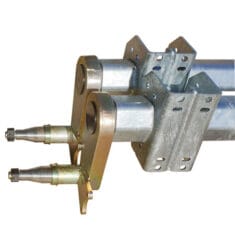 AL-KO 2T Galvanised IRS Axle (Bare)