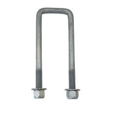 65mm Square U-Bolt | 165mm – 175mm Length | 1/2" BSW Thread