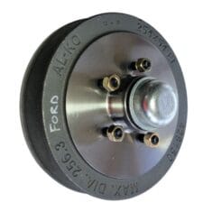 10-inch AL-KO Ford Parallel Drum | Inc. Greased Bearings