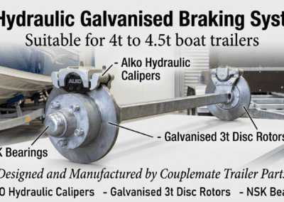 3t Hydraulic Disc Braked Axle