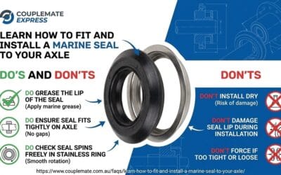 Learn how To Fit and Install A Marine Seal To Your Axle