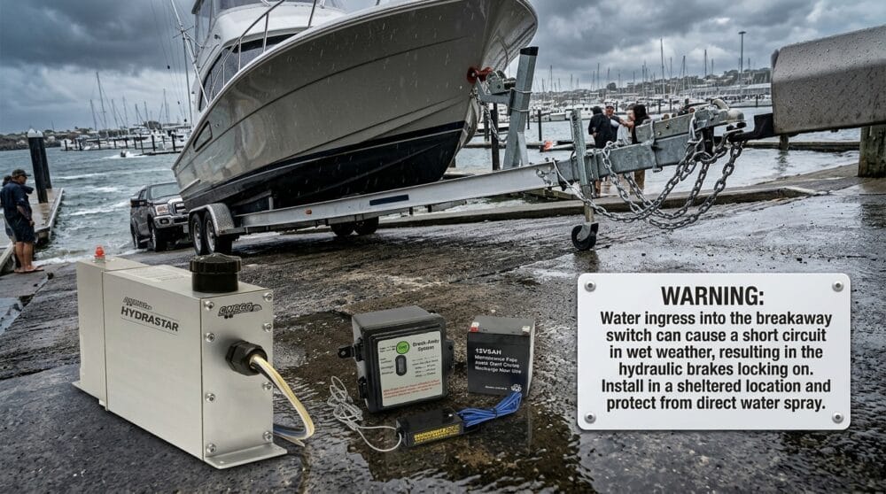 Boat Trailer Breakaway Switch Wet Weather