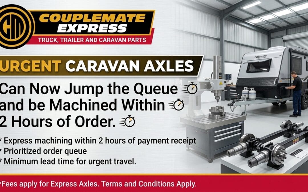 Urgent Caravan Axles – 2-Hour Express Machining